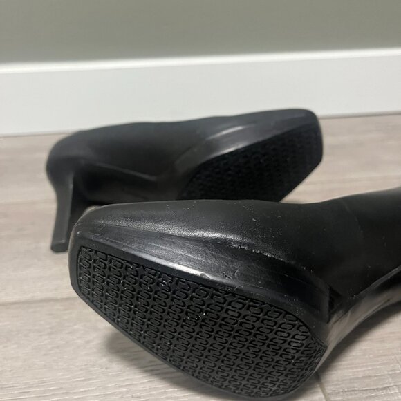 Rockport AdiPrene by Adidas Black Leather Pump Dress Heels Women’s Sz 7.5US/38EU - Picture 5 of 9